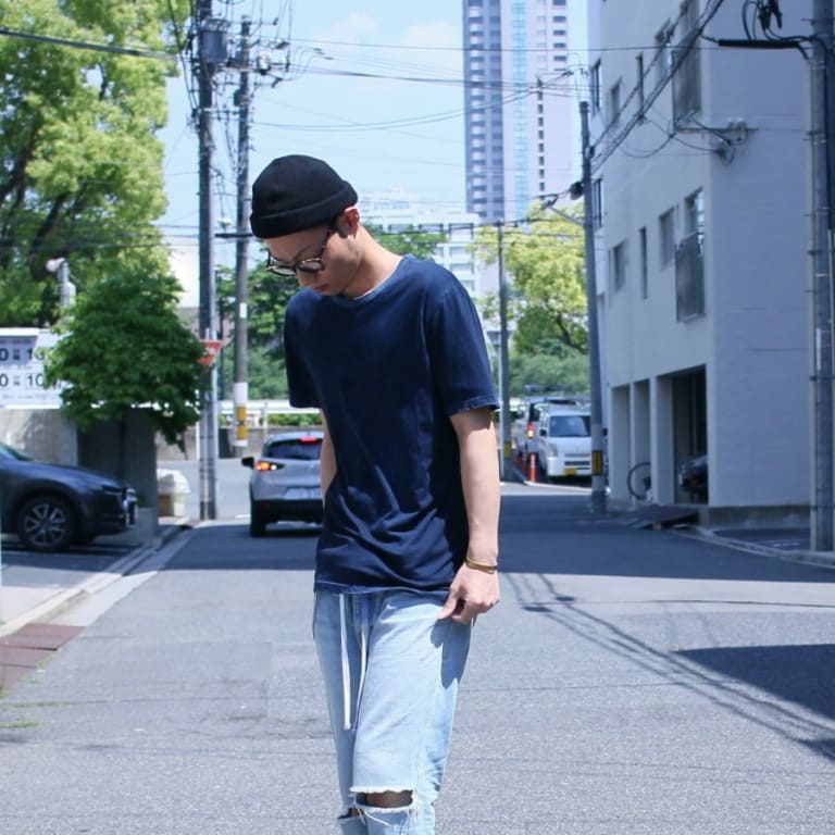 cotton citizen-classic s/s tee-Navy