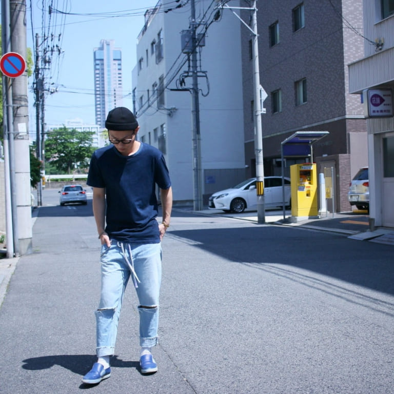 cotton citizen-classic s/s tee-Navy