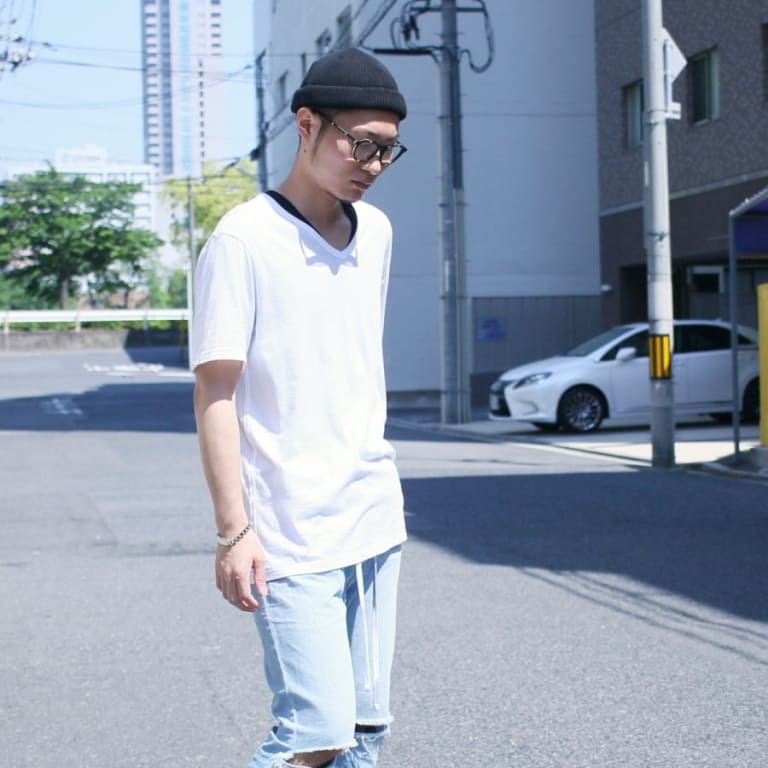 cottoncitizen-classic Vneck-wht