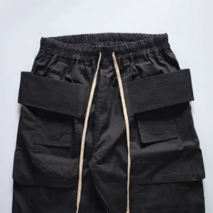 mnml drop crotch cargo pants 物撮り画像 2