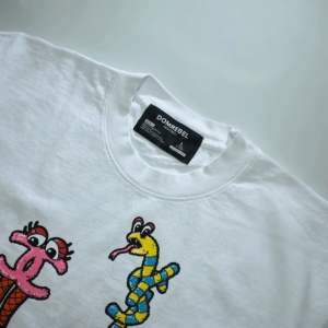 domrebel luxuty tee whtの物撮り画像 2