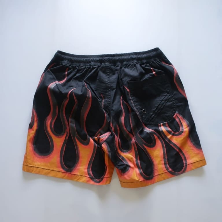 tpvs-flame board shorts