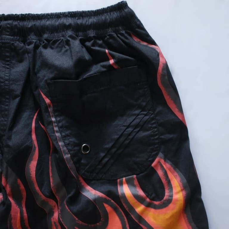 tpvs-flame board shorts