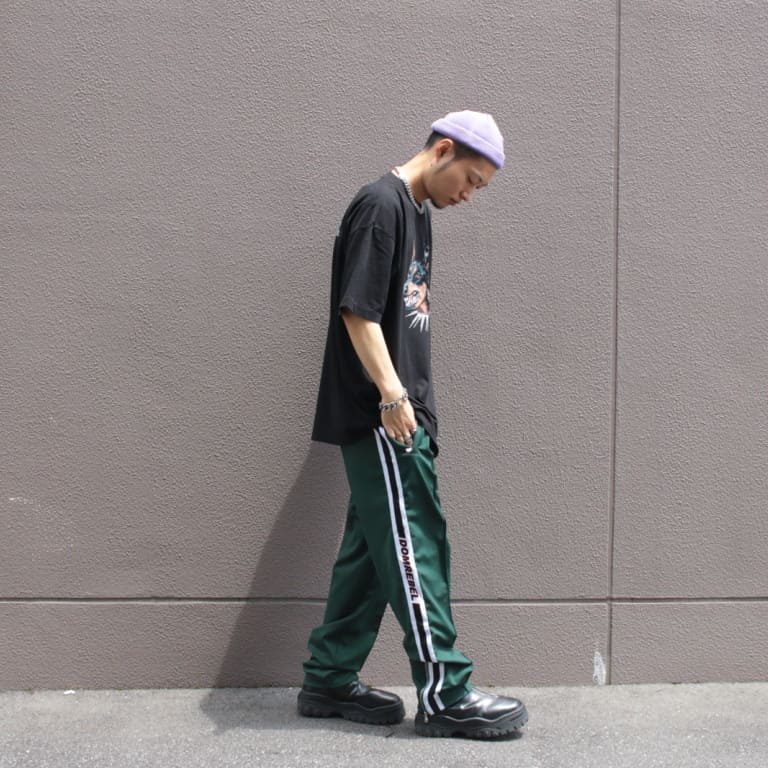 domrebel-track pants-green