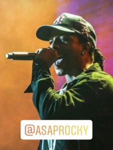 asap rockeyがlaropaのキャップを被っている画像２