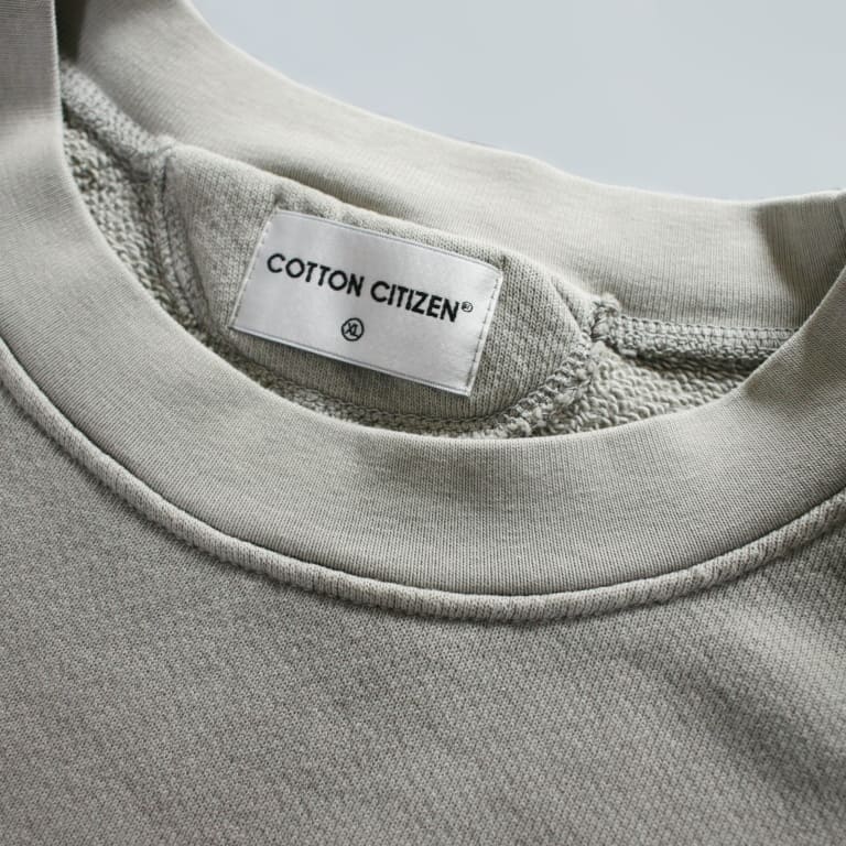 cottoncitizen-bronx-crew neck sweat-vintage ash