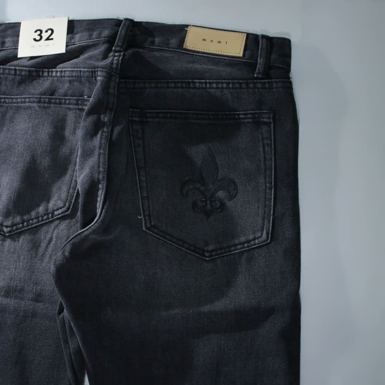 mnml-leatherpatchdenim-blk