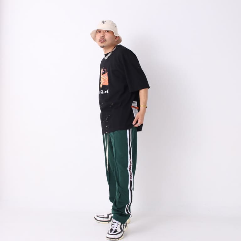 domrebel-track pants-green