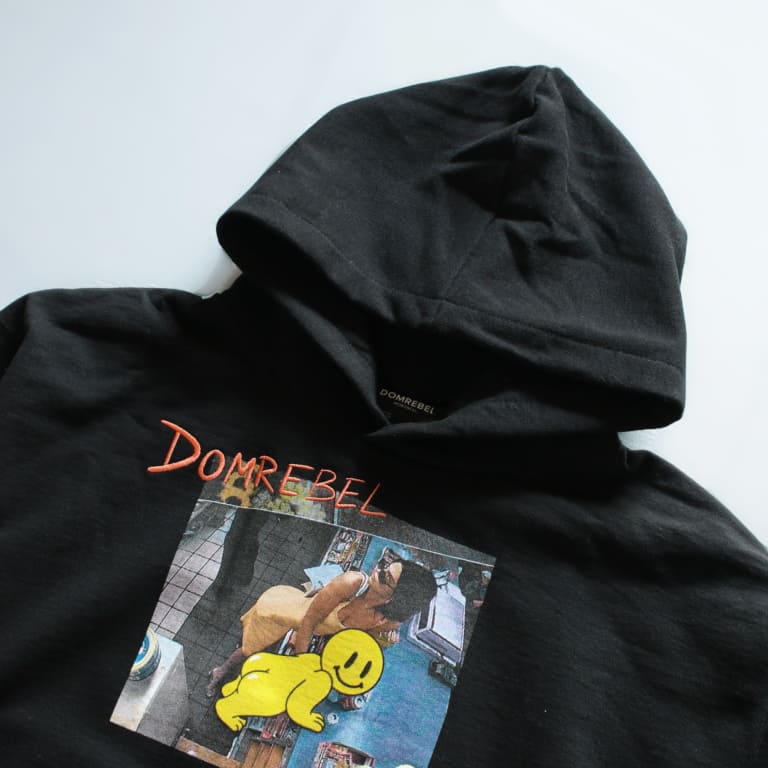 domrebel-booty-pullover hoodie-blk