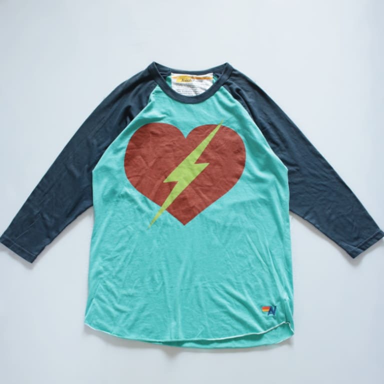 aviator nation-heart bolt tee