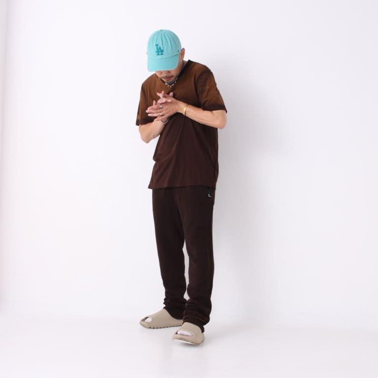 cottoncitizen-bronx-straight pants/brown cast