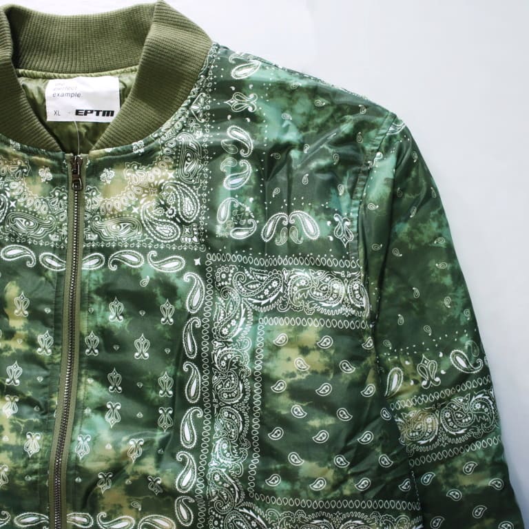 eptm-tiedye bandana jkt-olieve