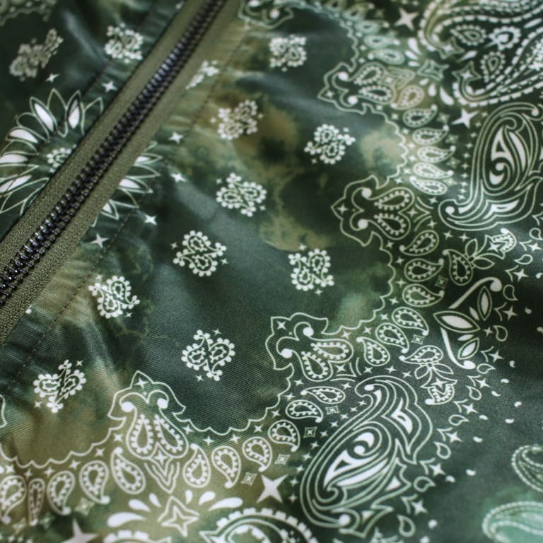 eptm-tiedye bandana jkt-olieve