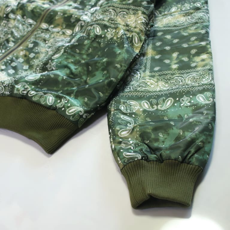 eptm-tiedye bandana jkt-olieve