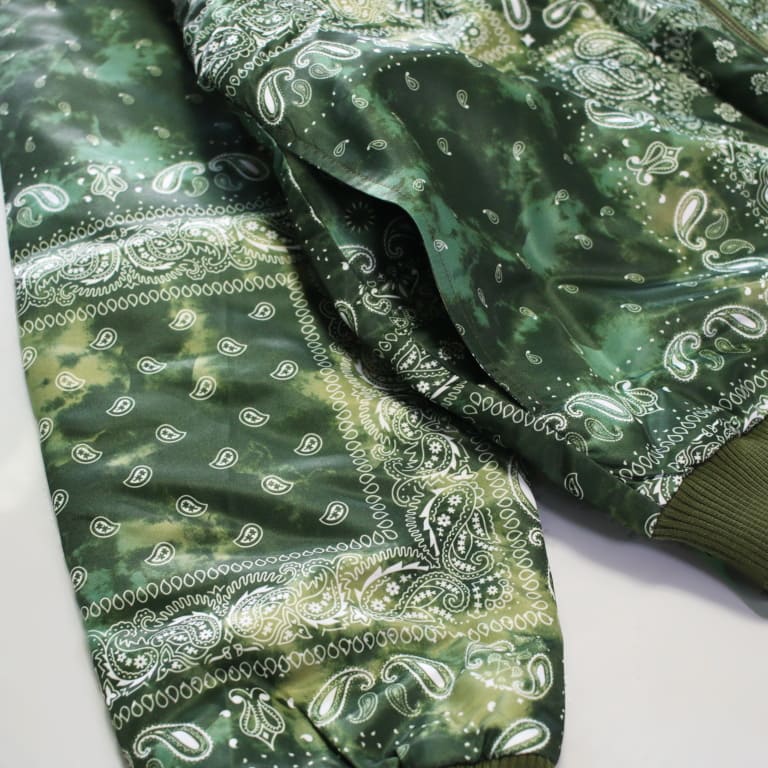 eptm-tiedye bandana jkt-olieve
