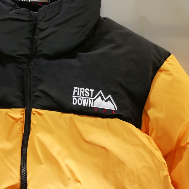 first down bubble down jkt-yellow