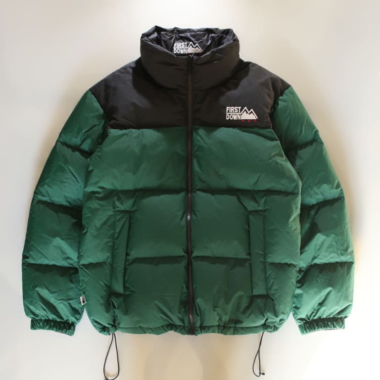 first down bubble down jkt-green