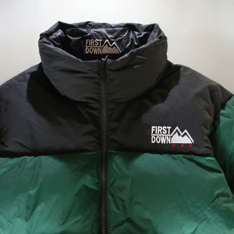 first down bubble down jkt-green