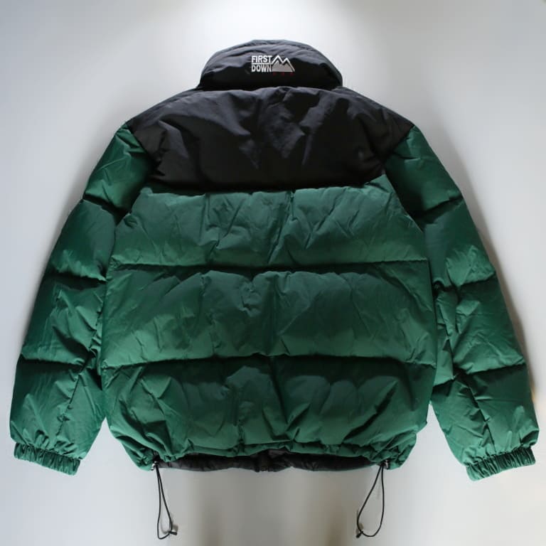 first down bubble down jkt-green
