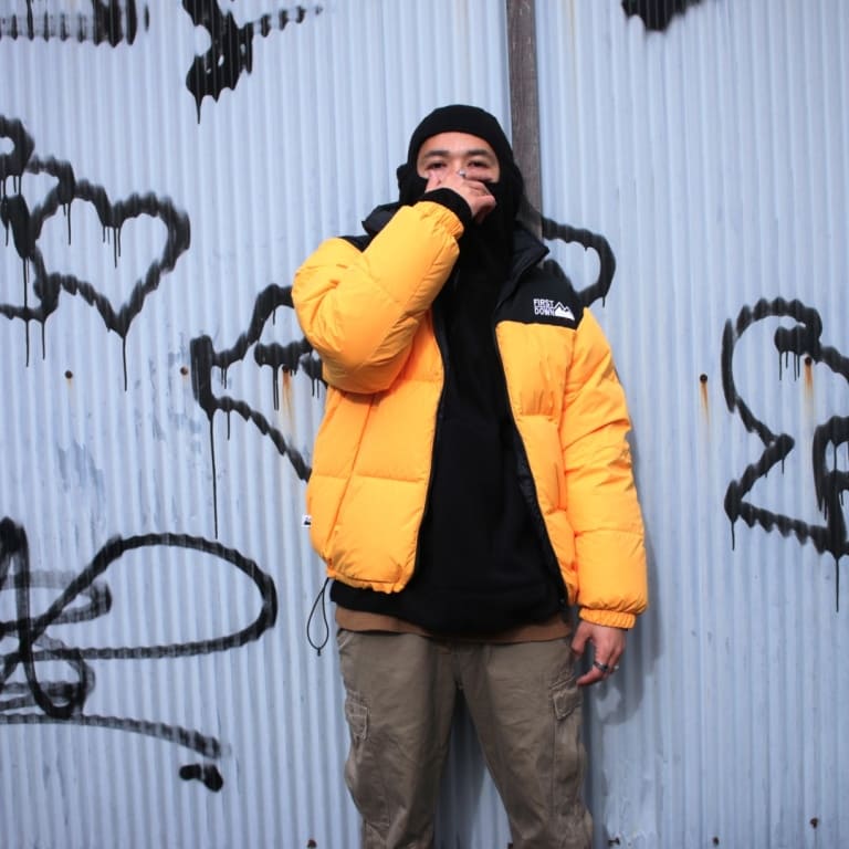 first down bubble down jkt-yellow