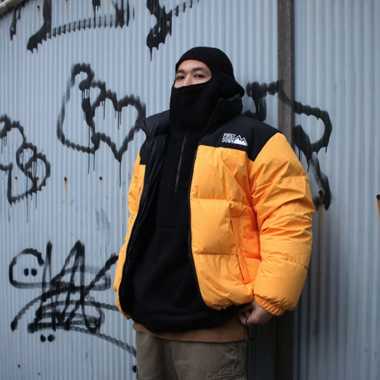 first down bubble down jkt-yellow