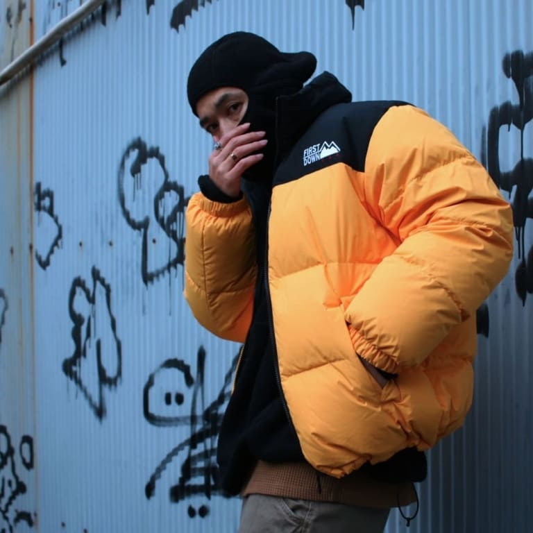first down bubble down jkt-yellow