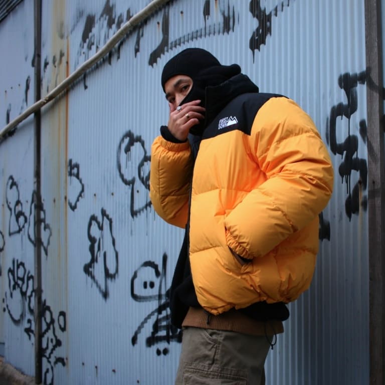 first down bubble down jkt-yellow
