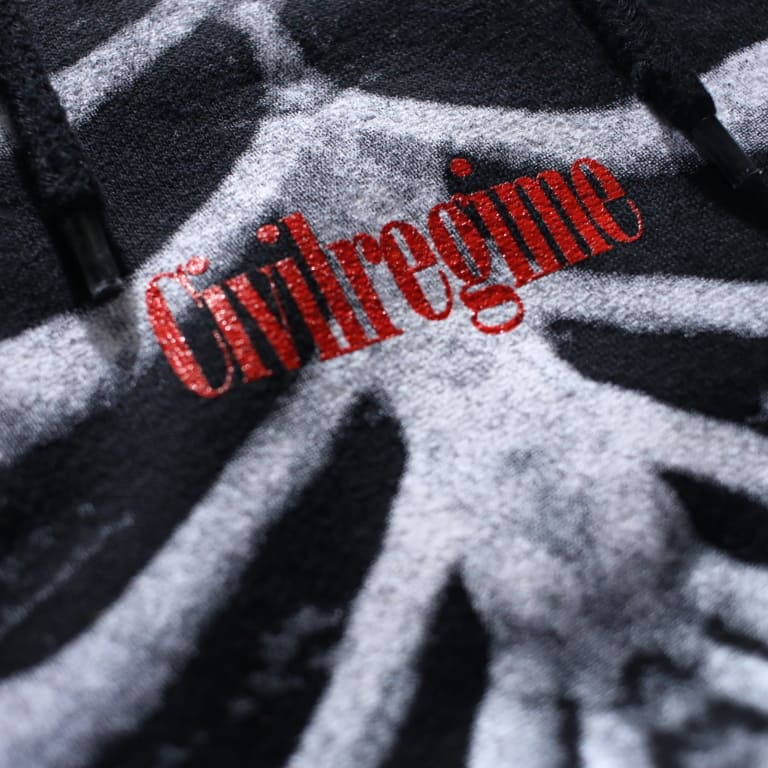 civil regime-bones-hoodie