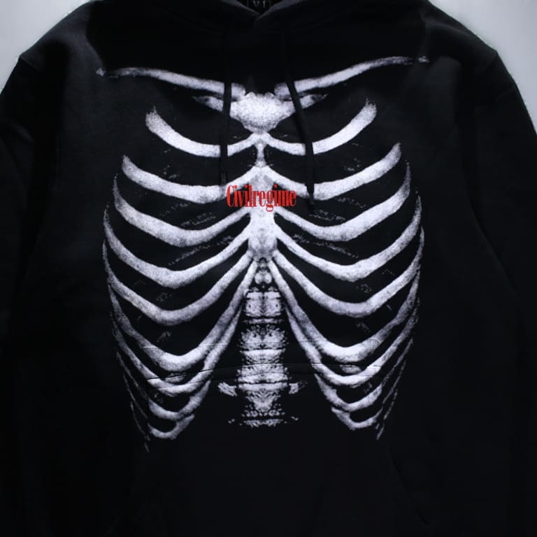 civil regime-bones-hoodie