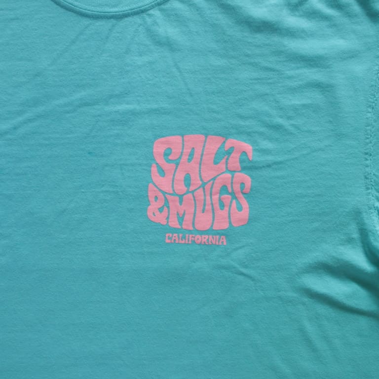 saltandmugs-psychedlic-logo tee-blue