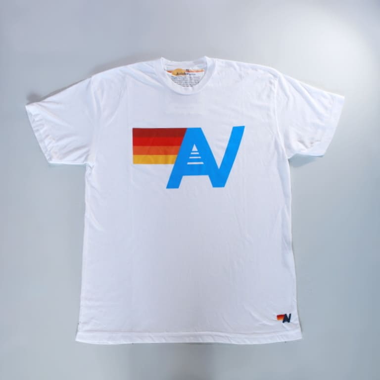 aviator nation-an logo tee-white