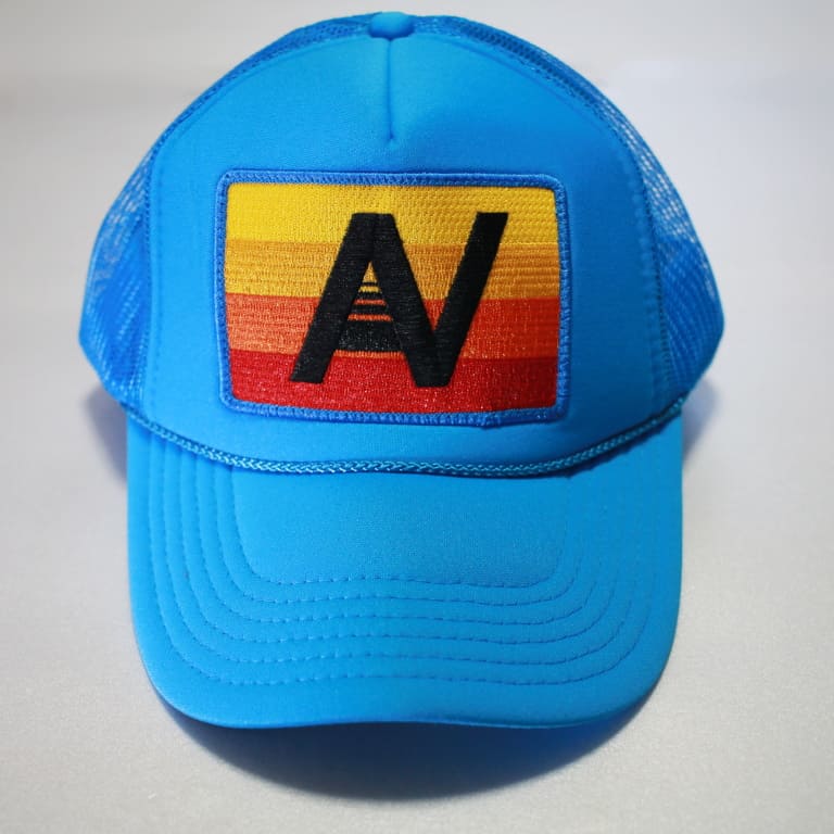 aviator nation-an logo mesh cap-blue