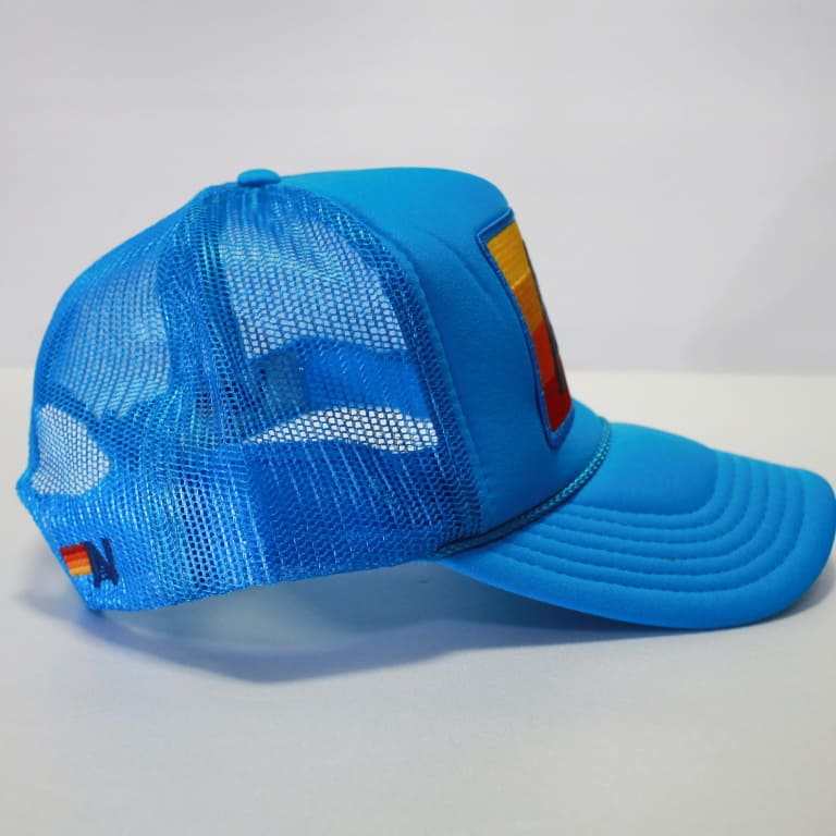 aviator nation-an logo mesh cap-blue