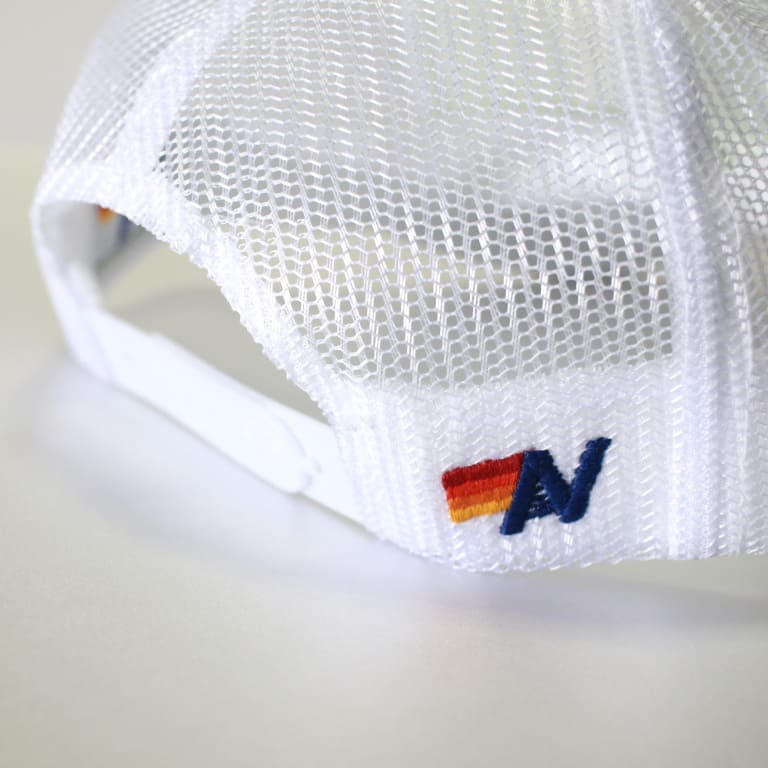 aviator nation-an logo mesh cap-white