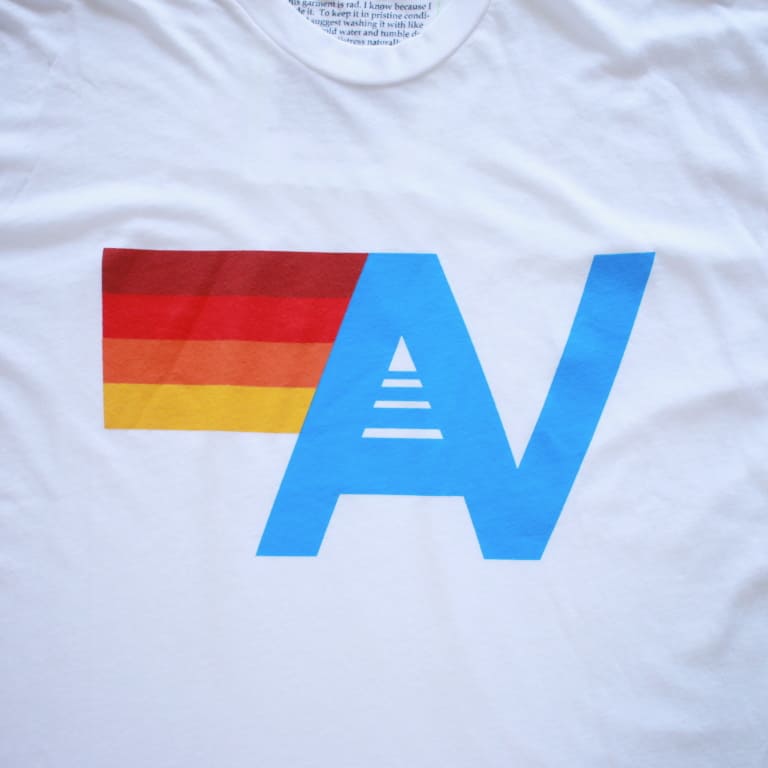 aviator nation-an logo tee-white