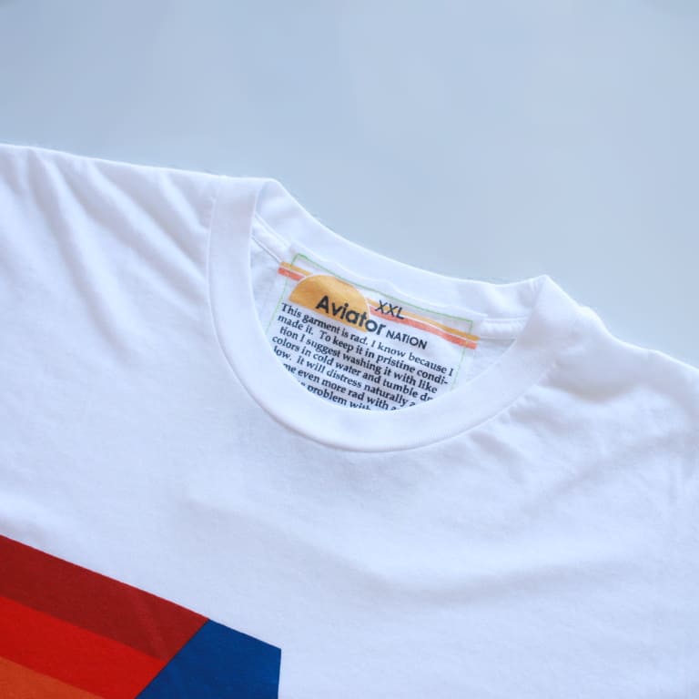 aviator nation-an logo tee-white