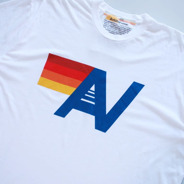 aviator nation-an logo tee-white