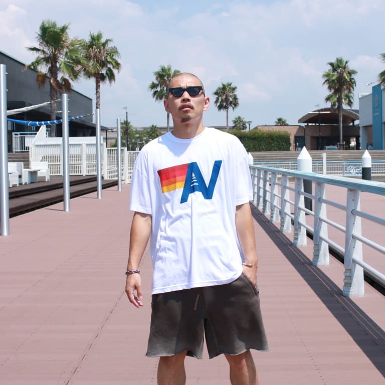 aviator nation-an logo tee-white