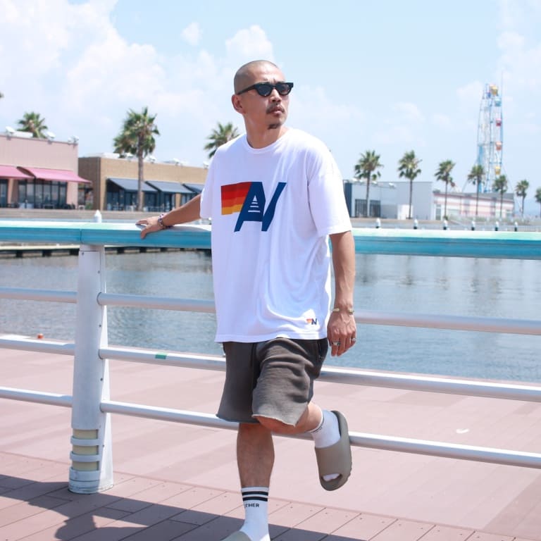 aviator nation-an logo tee-white