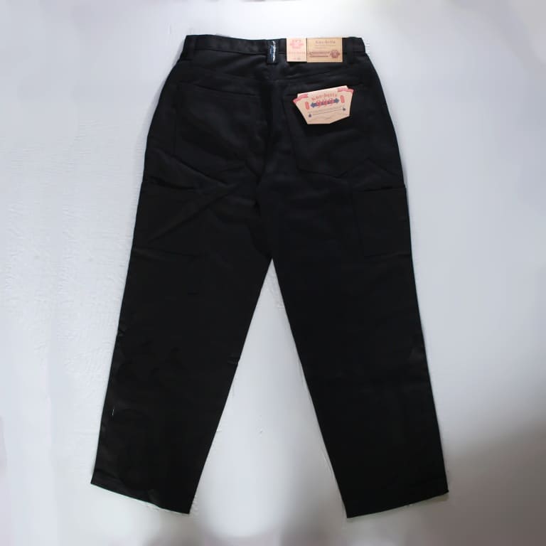 kno betta-baggy denim black