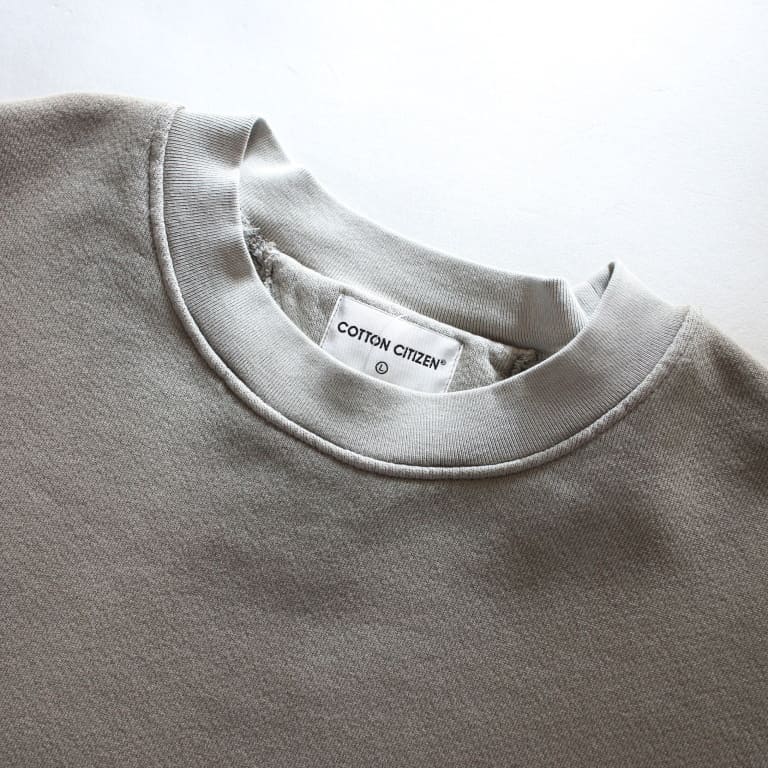 cottoncitizen-bronx-crew neck sweat-vintage ash