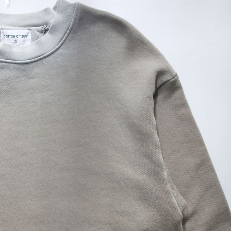 cottoncitizen-bronx-crew neck sweat-vintage ash