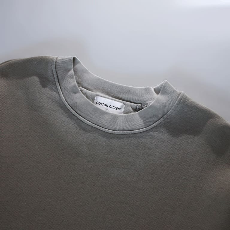 cottoncitizen-bronx-crew neck sweat-vintage ash