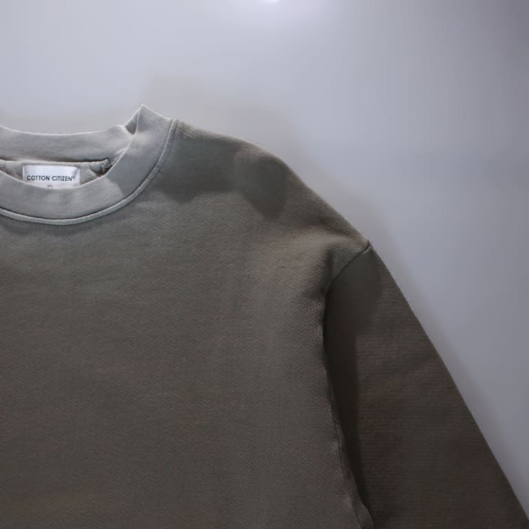 cottoncitizen-bronx-crew neck sweat-vintage ash