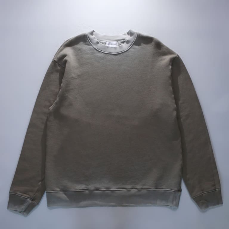 cottoncitizen-bronx-crew neck sweat-vintage ash