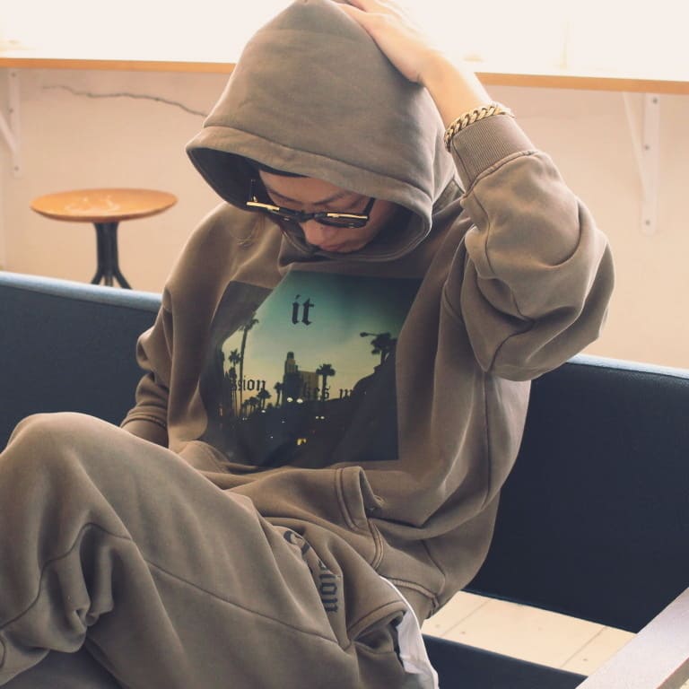 it-santamonica hoodie-vbrown