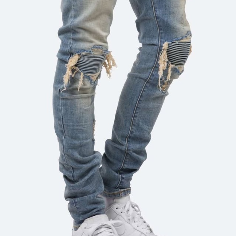 mnml-xdenim-x162 stretch skinny biker denim