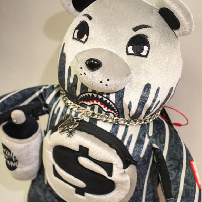 sprayground-whitegold bear