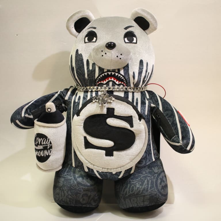 sprayground-whitegold bear